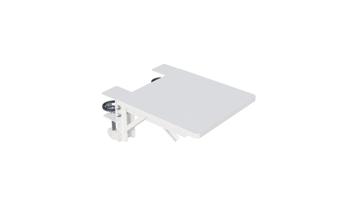 Bontec Ergonomic Desk Extender Tray, 9.5"x9.1" Table Mount Arm Wrist