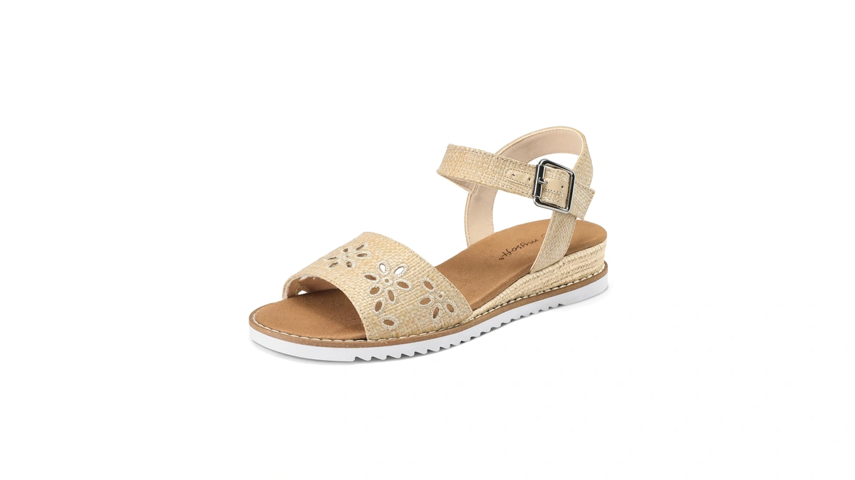 Mysoft Women's Comfortable Wedge Sandals Espadrilles Walking Summer Shoes