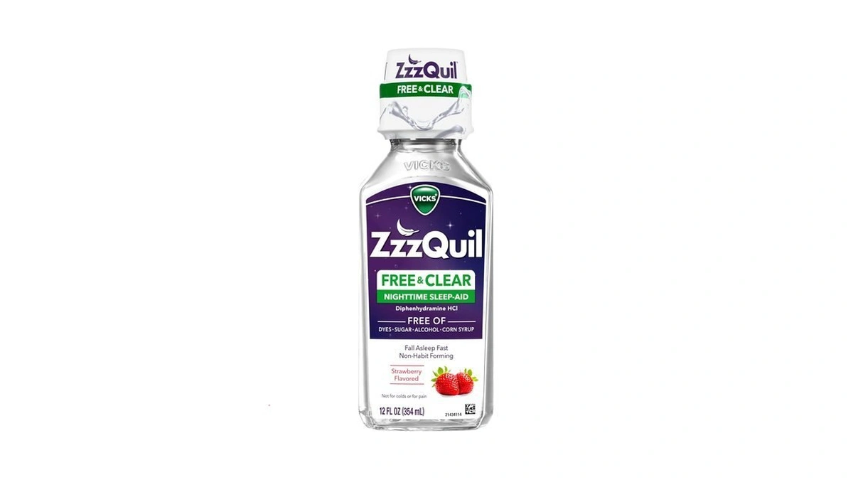 Zzzquil, Nighttime Sleep Aid Liquid, Free Of Alcohol & Artificial