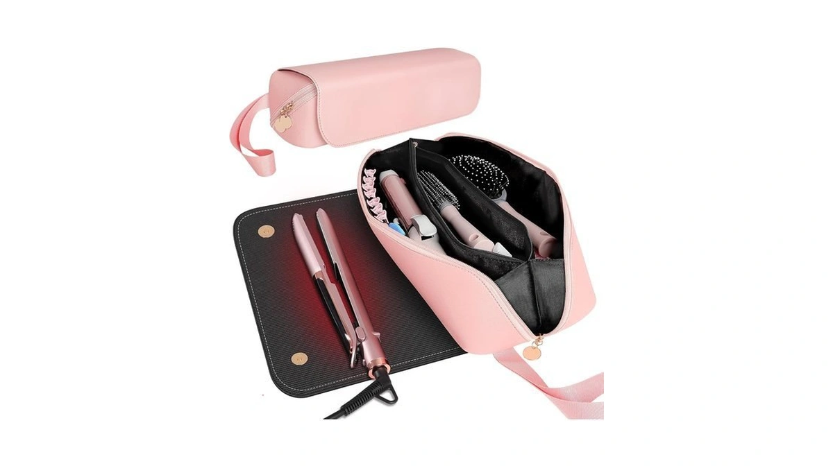 Ss 2 In 1 Hair Tools Travel Bag With Heat