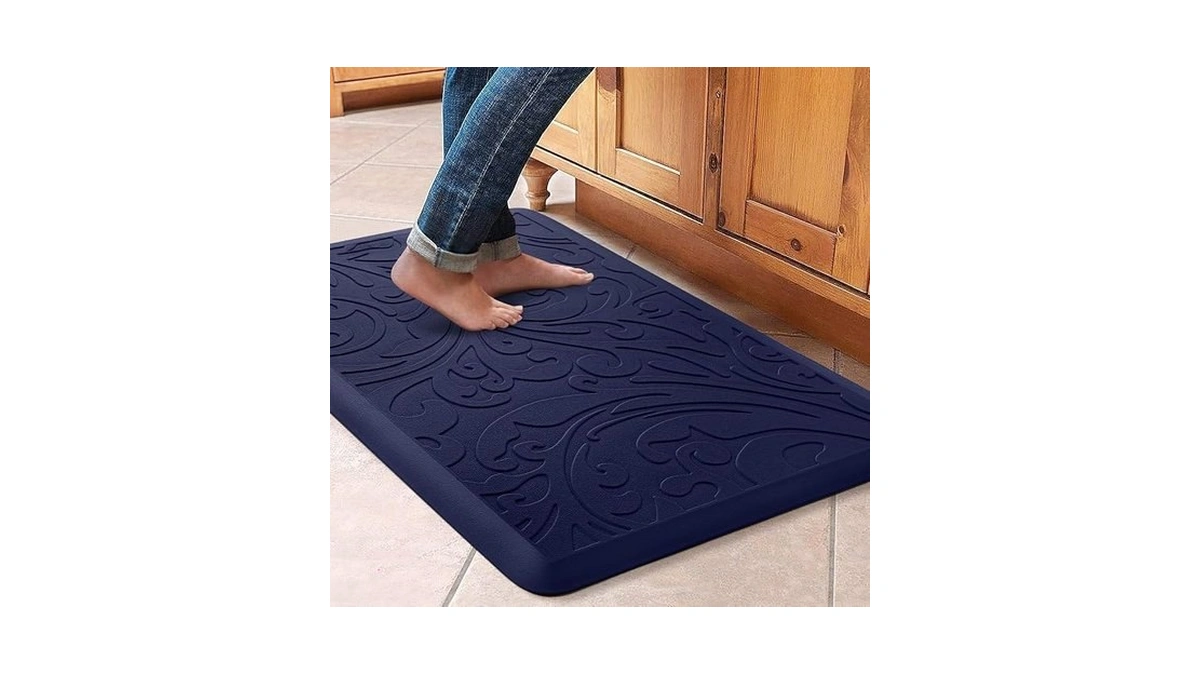 Kmat Kitchen Mat Cushioned Anti-fatigue Floor Mat Waterproof Non-slip Standing