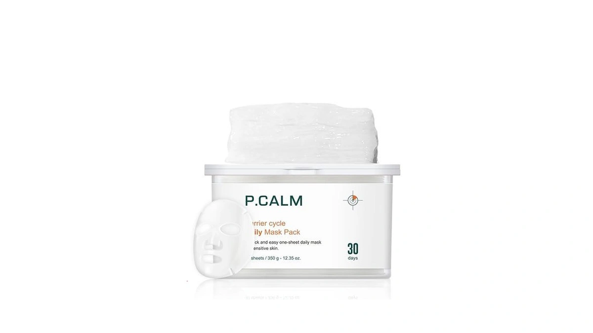 P.calm Barrier Cycle Daily Sheet Mask, 30 Sheets