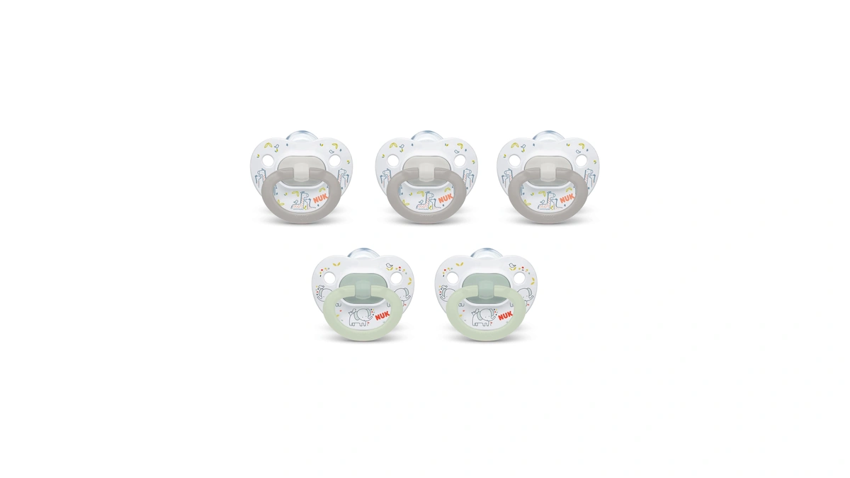 Nuk First Choice Classic Orthodontic Baby Pacifier, 0-6 Months Newborn
