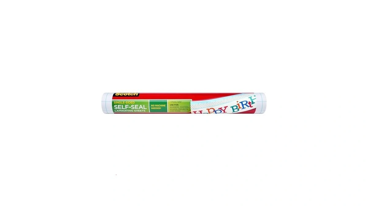 Scotch Self-seal Laminating Sheets | No Laminator Needed | Single