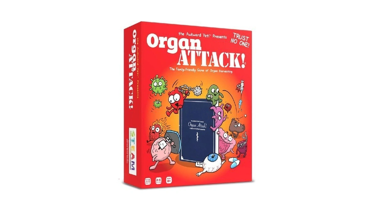 The Awkward Yeti Organ Attack | Funny Family Card Game