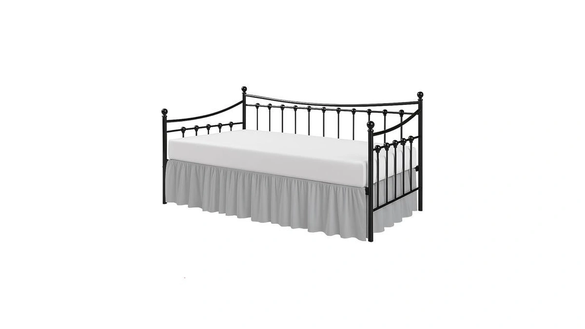 Amazon : Cottington Lane Ruffled Daybed Skirt Wit