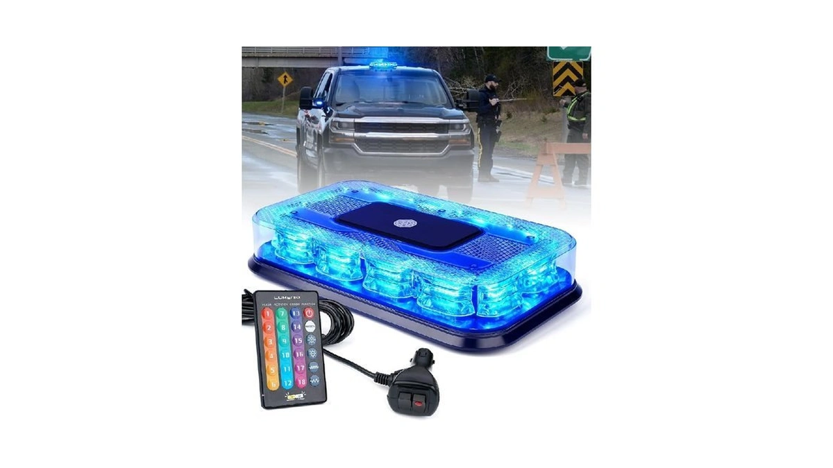 Lumenix Led Roof Top Strobe Beacon Light Bar Rooftop Security