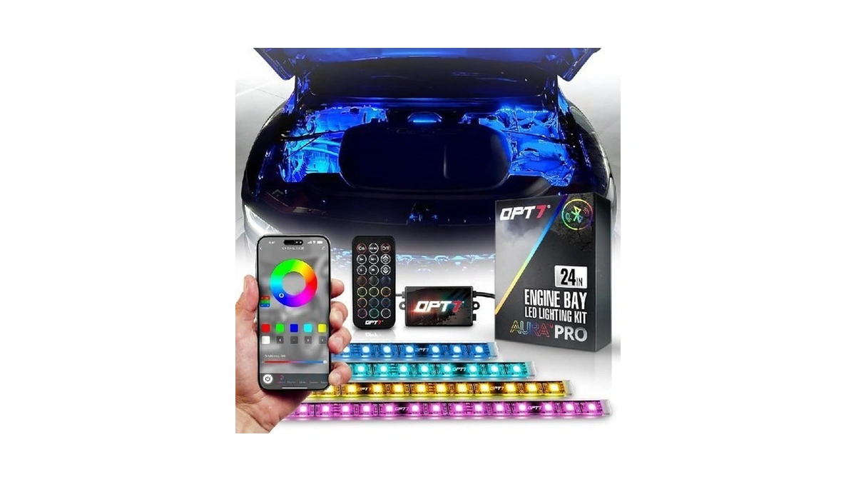 Opt7 Aura Pro Rgb Engine Bay Lights 24" With App