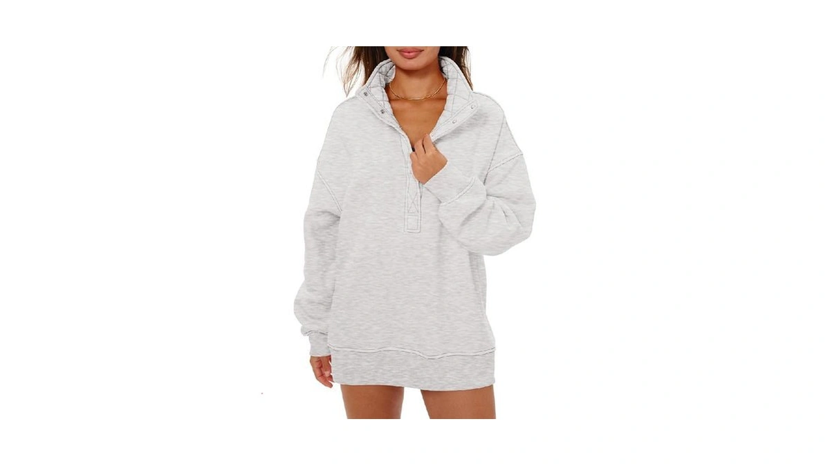 Amazon code: Locachy Women's Henley Neck Button Overs