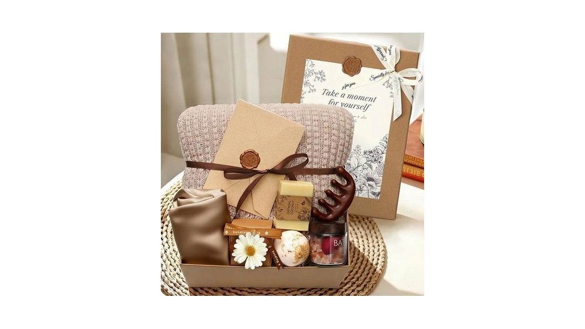 Self Care Gifts Baskets For Women, Spa Care Package For