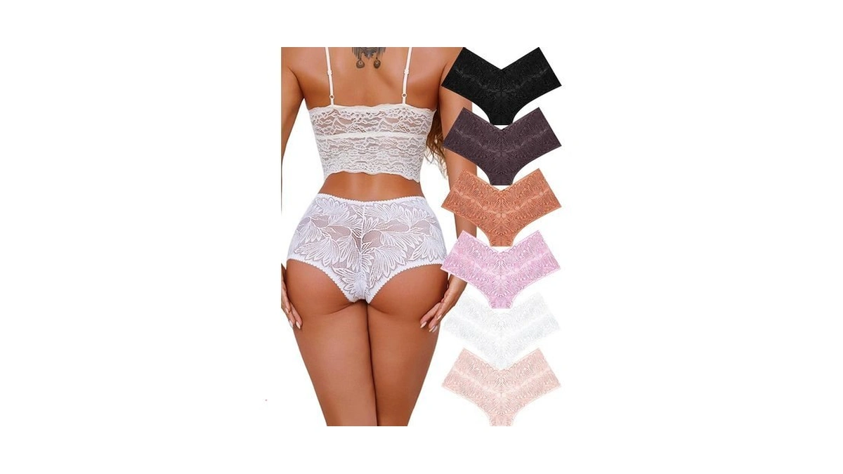 Sth Big Sexy Underwear For Women Petal-soft Lace V-waisted Boy
