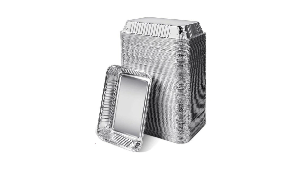 Ficlic 50 Pcs Drip Pans For Weber 6415, Disposable Aluminum
