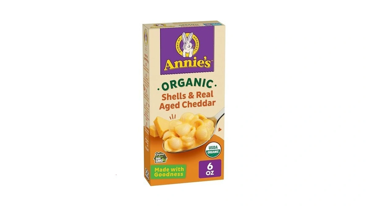 Annie's Organic Shells & Aged Cheddar Mac & Cheese, 6