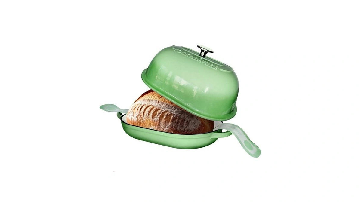 Cast Iron Bread Oven,6 Qt Bread Oven,thick Enameled Loaf Pan