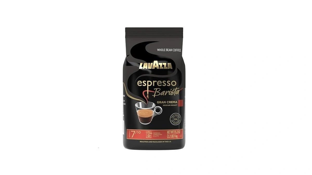 Lavazza Espresso Barista Gran Crema Whole Bean Coffee Blend, Medium