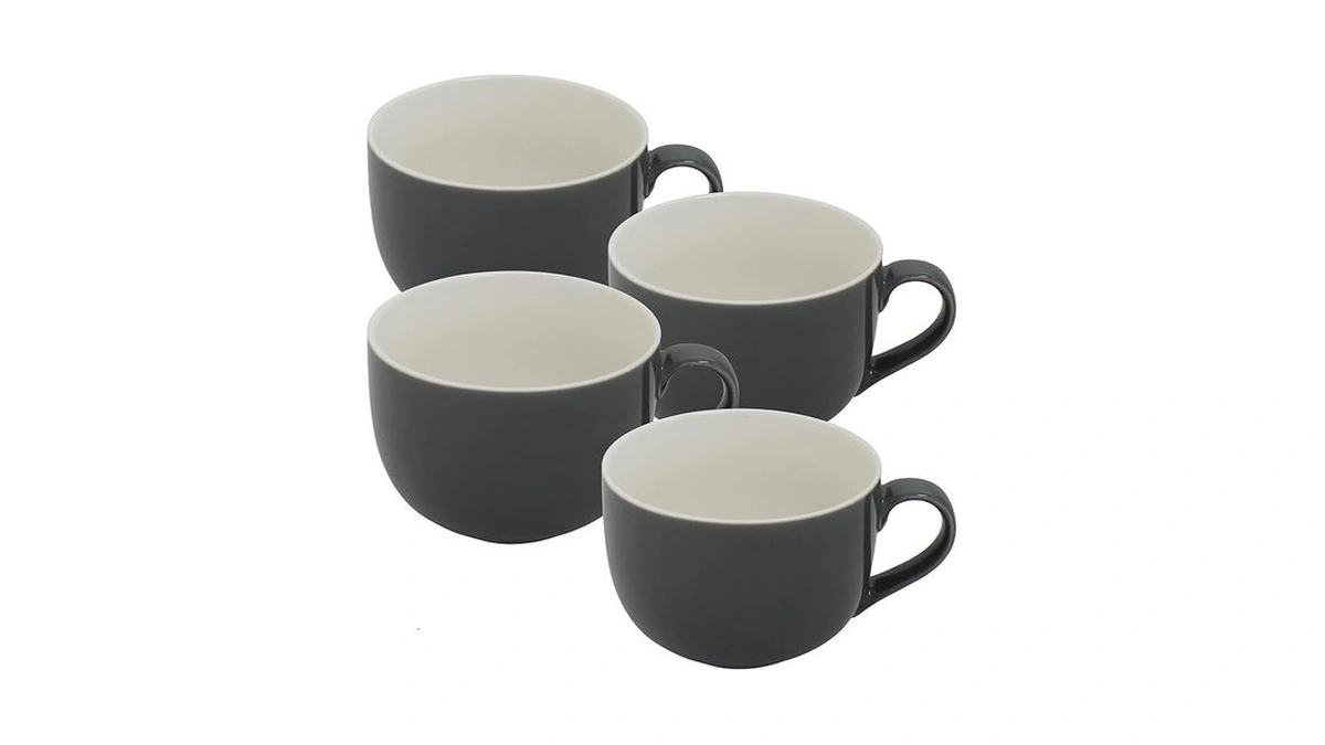 Serami Oversized Coffee Mugs - Set Of 4 Beverage And