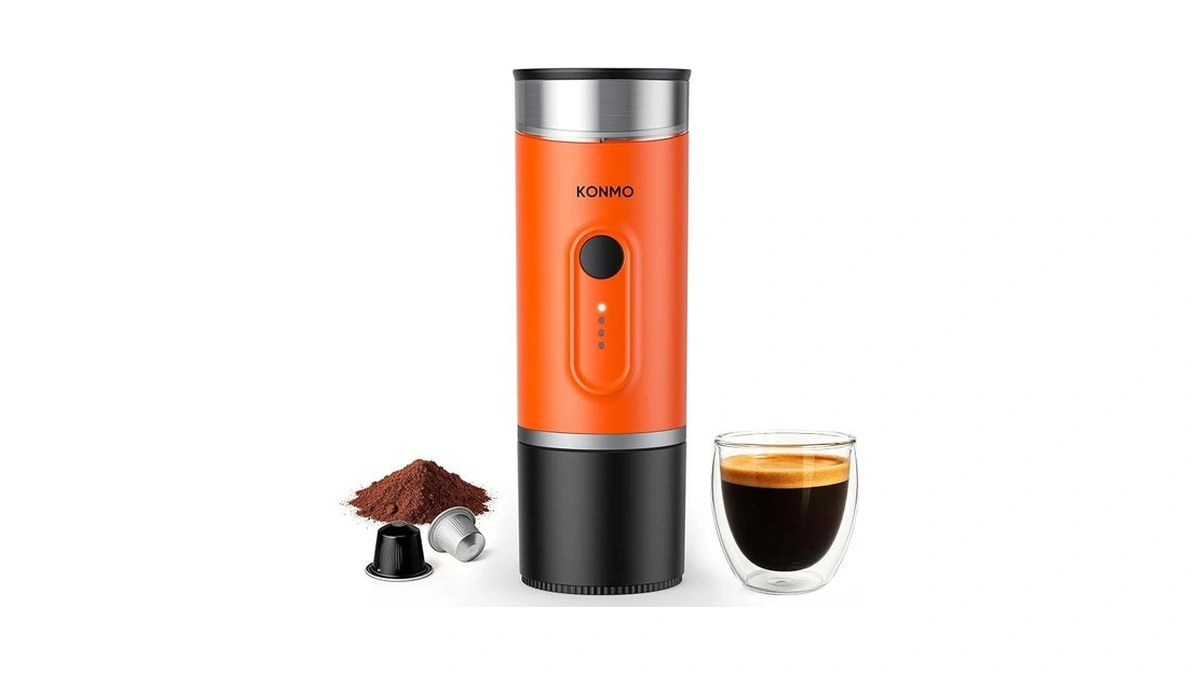 Mycampix Portable Espresso Machine For Travel, Self-heating Coffee Maker Works