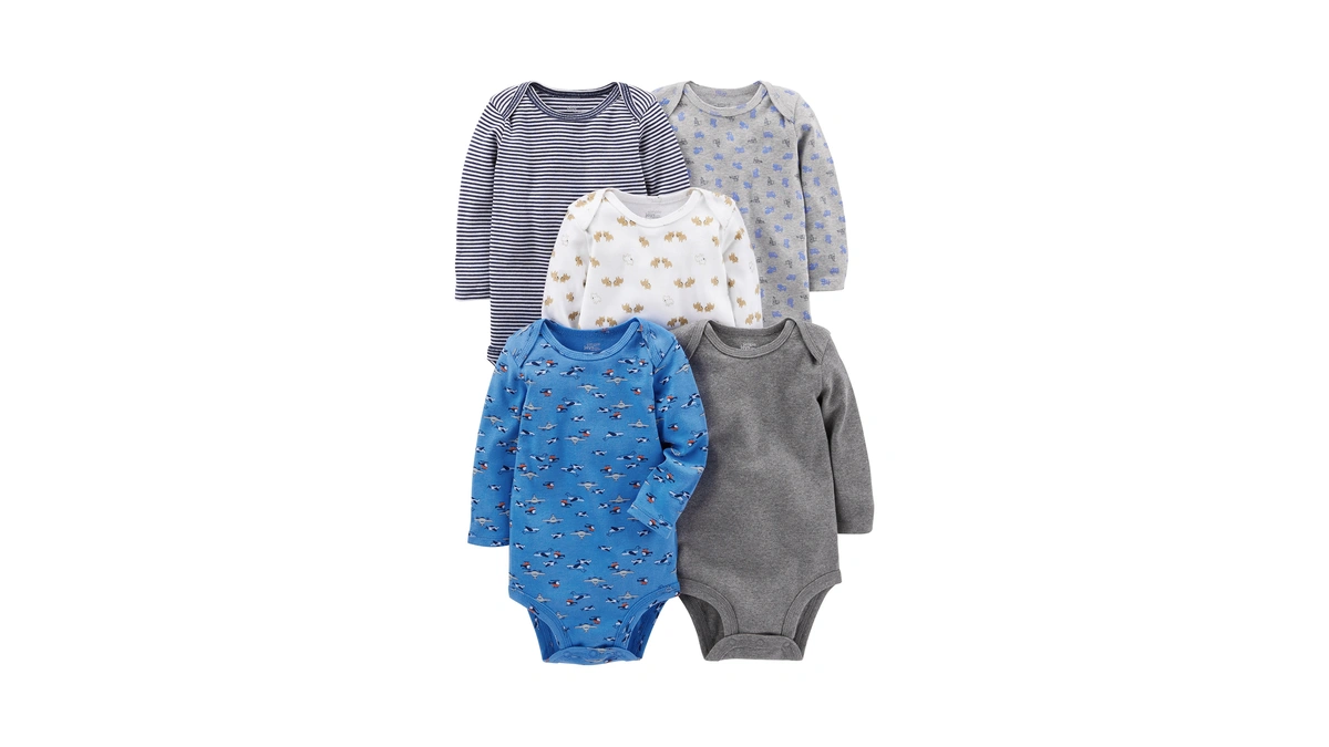 Simple Joys Carter Baby -pack Long-sleeved Bo...