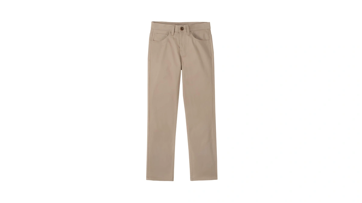 Nautica Big Boys School Uniform Pocket Flat F...