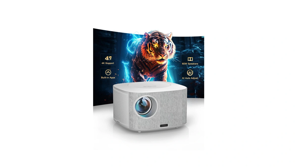 Amazon coupon: Onoayo Outdoor-projector-4k With 60w Dol