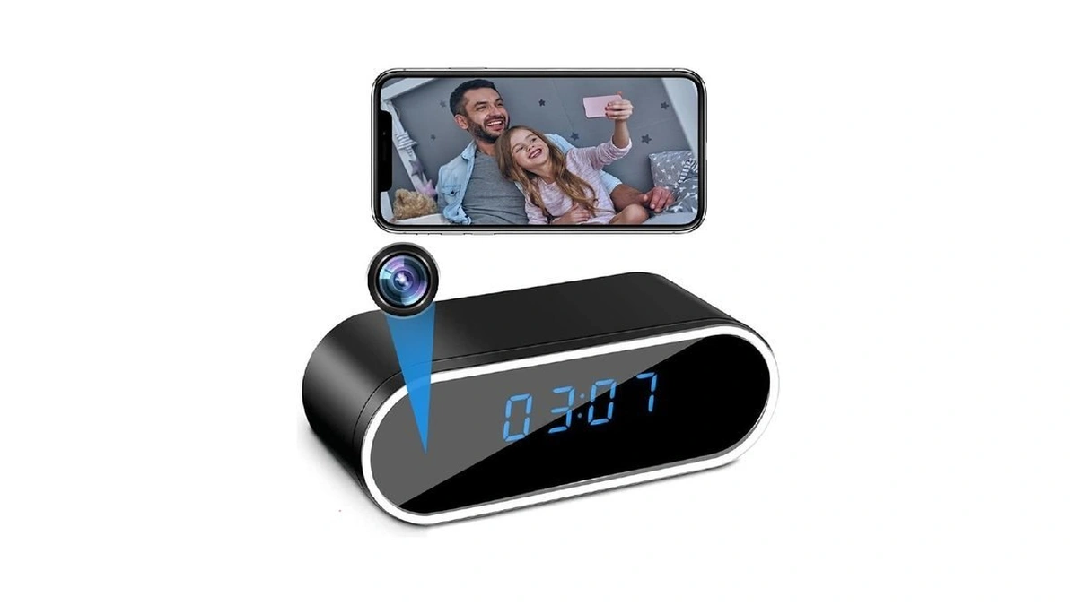 Daifac Wifi Camera Clock Hd 1080p For Home, Office, Indoor
