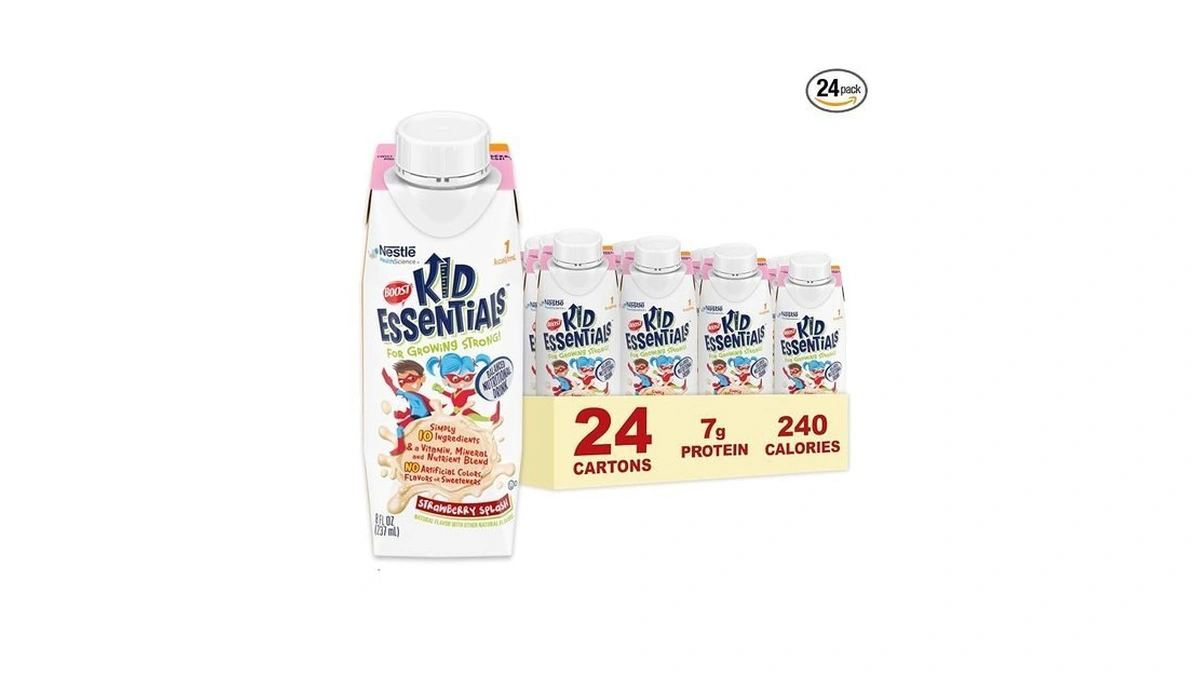 Boost Kid Essentials 1.0kcal Balanced Nutritional Drink For Kids, Strawberry