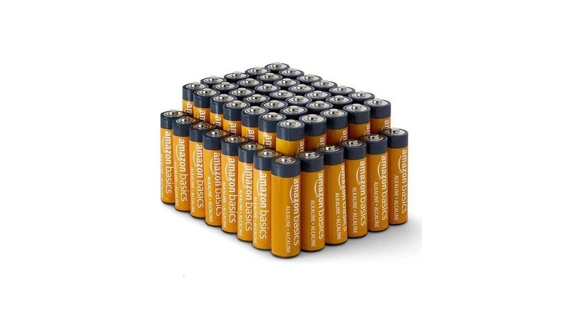 Amazon coupon: Amazon Basics 48-pack Aa Alkaline High-p