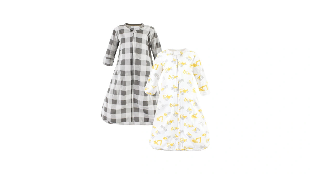 Hudson Baby Unisex Baby Cotton Wearable Sleeping Bag, Sack, Blanket,