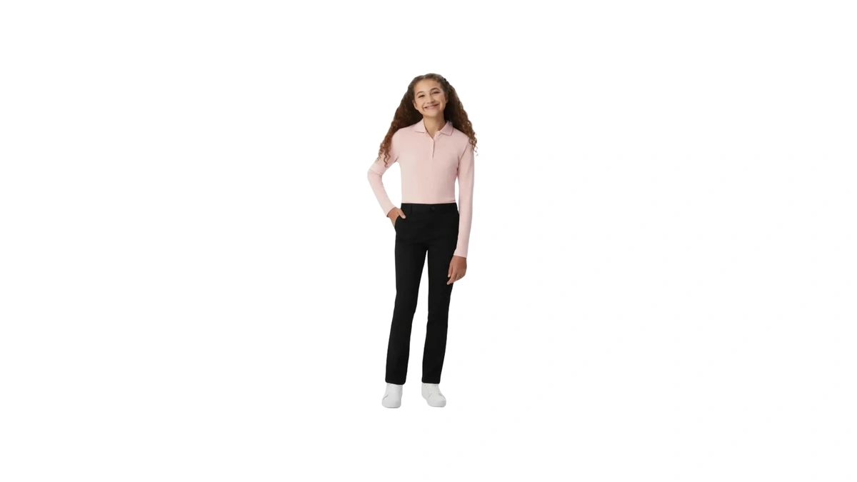 French Toast Girls Twill Pull-on Pant Standar...