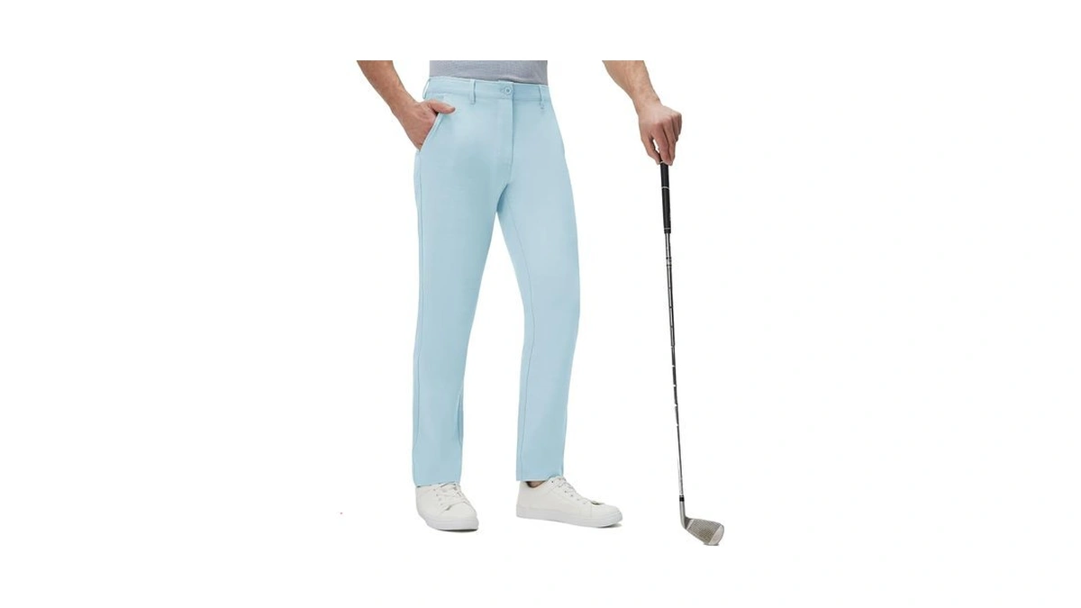 M Maelreg Golf Pants For Men Water-resistant Straight Fit Stretch