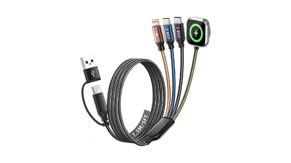 Cruise Essentials 2026, 4 In 2 Multi Charging Cable For
