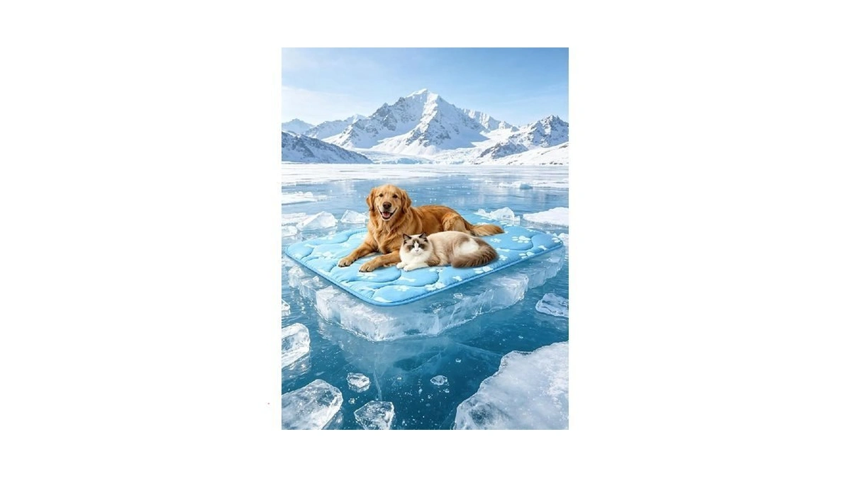 Fuufome 44" X 32" Dog Cooling Mat For Large Dogs,