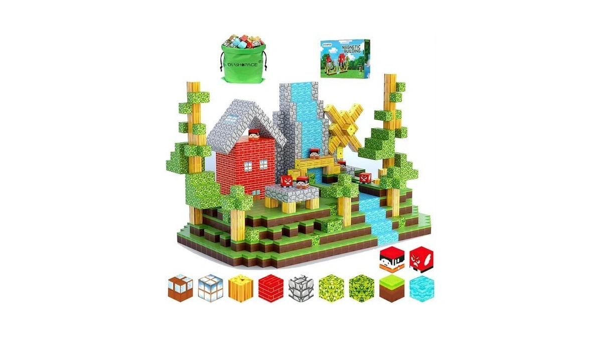 Dush Pace Magnetic Building Blocks Stem Toys For Kids Ages