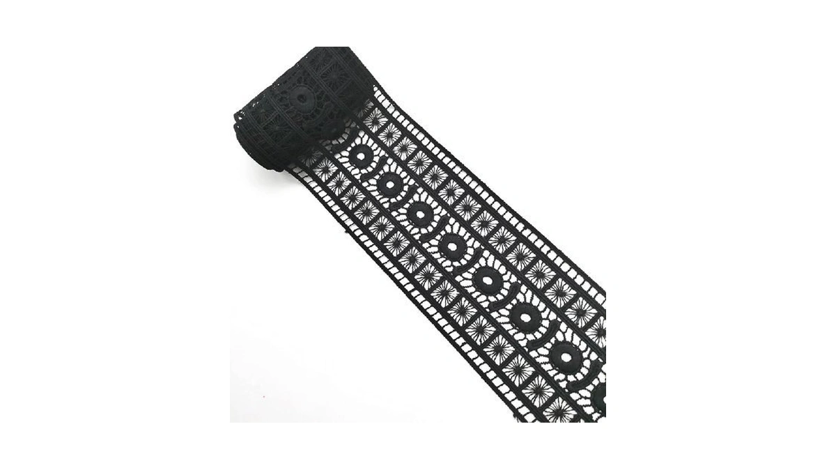 Tinwin Multicolor Lace Ribbon Vintage And Thick Embroidery Lace Trim