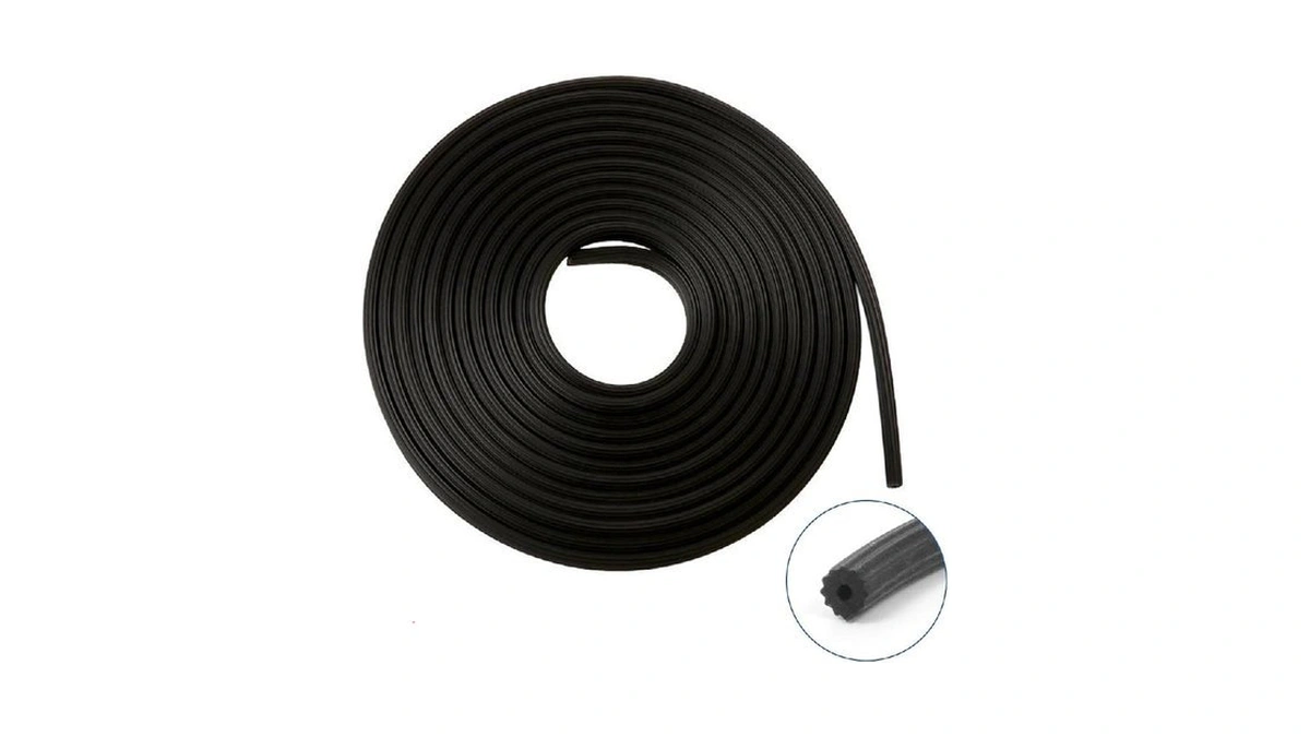 Lussgucc Window Screen Spline, 0.125" X 100' Replacement Round Black