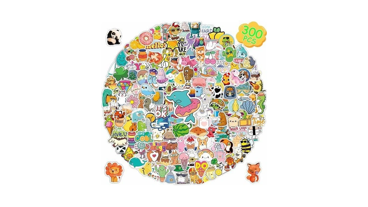 Qkilisy 300pcs Aesthetic Water Bottle Stickers For Teens Adults