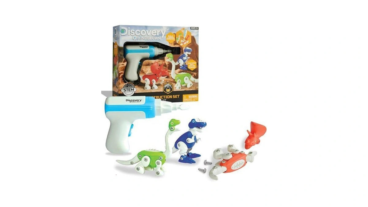 Amazon : Discoveryβ’ Dinosaur Construction Set, 90