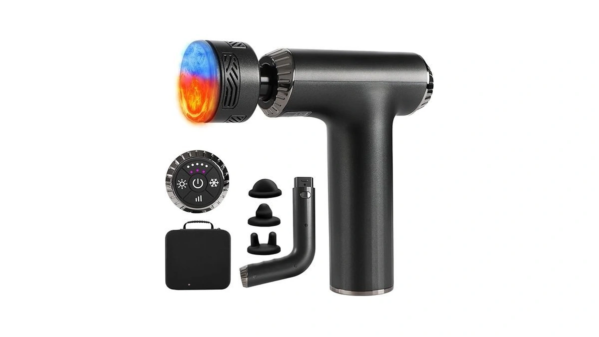 Emicool Massage Gun With Heat And Cold, 2 In 1