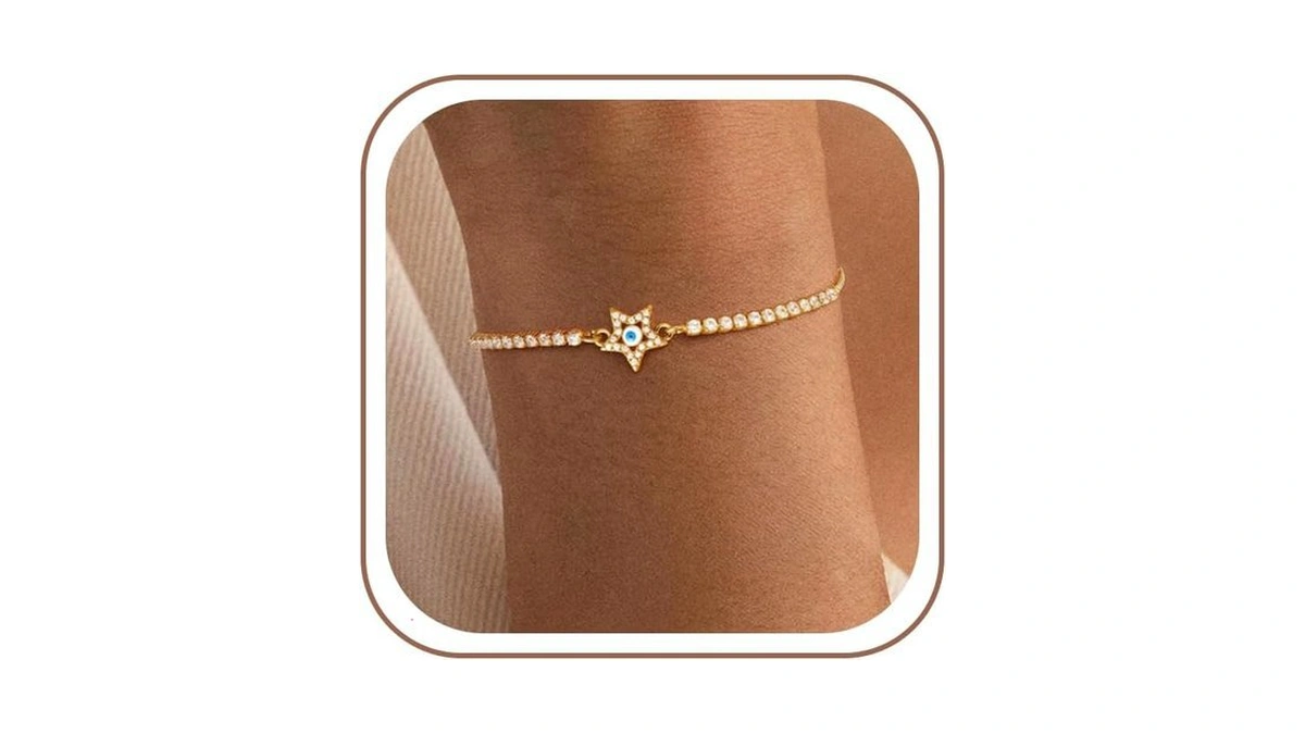 Rcidan 14k Gold Plated Italian Handmade Link Chain Bracelet For