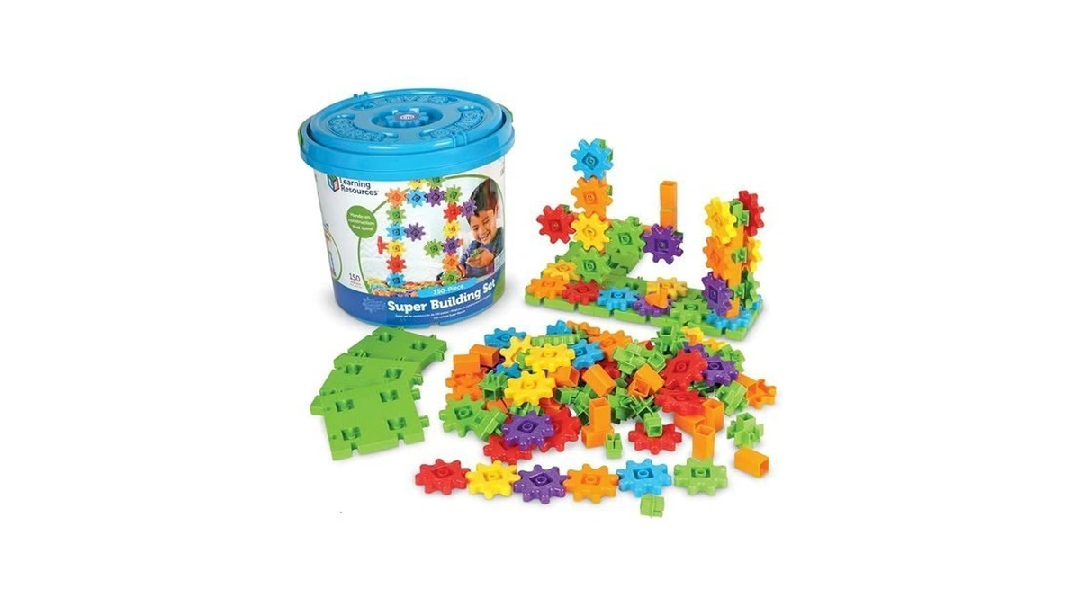 Learning Resources Gears! Gears! Gears! Super Building Toy Set, Stem