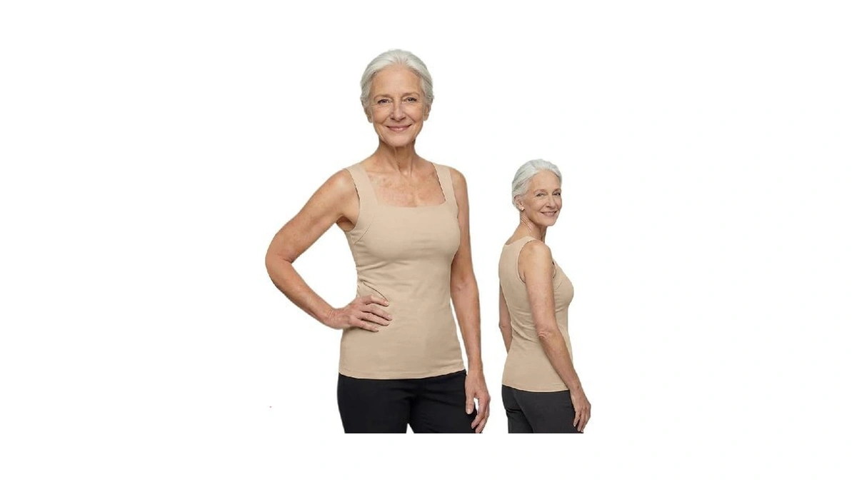 Tanks With Built In Bra Slim Fit Winter Soft Wide