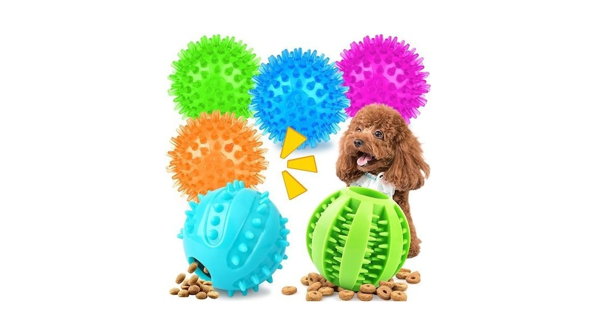 Patsfran Puppy Toys For Teething, 6 Pack Interactive Dog Toys,