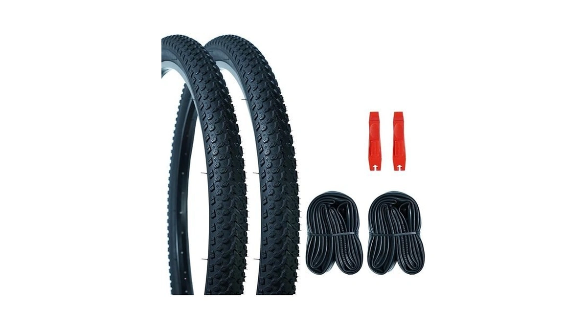 2pack 26x2.125 Mountain Bike Tire Replacement Kit, With Puncture Sealant