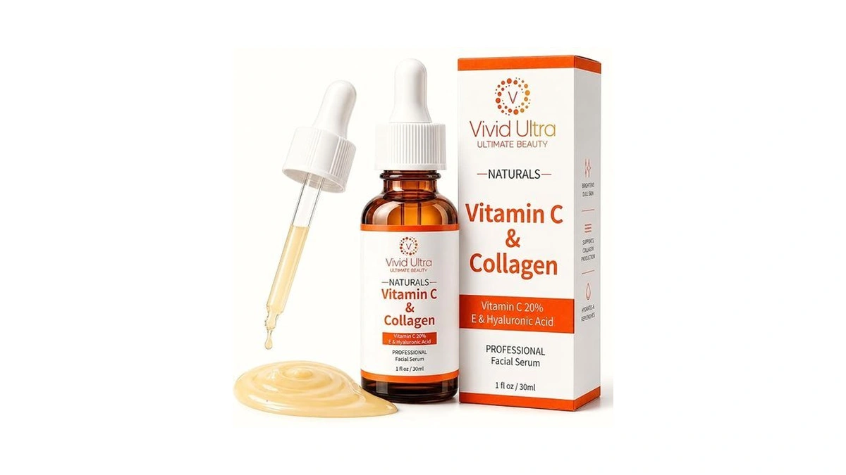 Vivid Ultra Vitamin C Serum For Face – Anti-aging Serum