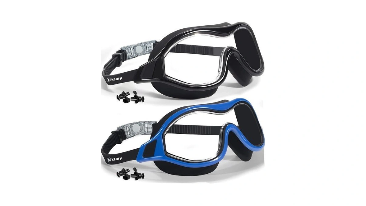 Keary 2 Pack Anti-fog Swimming Goggles For Adult Men Women