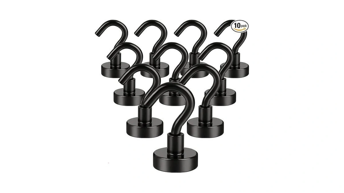 Diymag Magnetic Hooks, 30lbs Facilitate Hook Neodymium Magnet Hooks With
