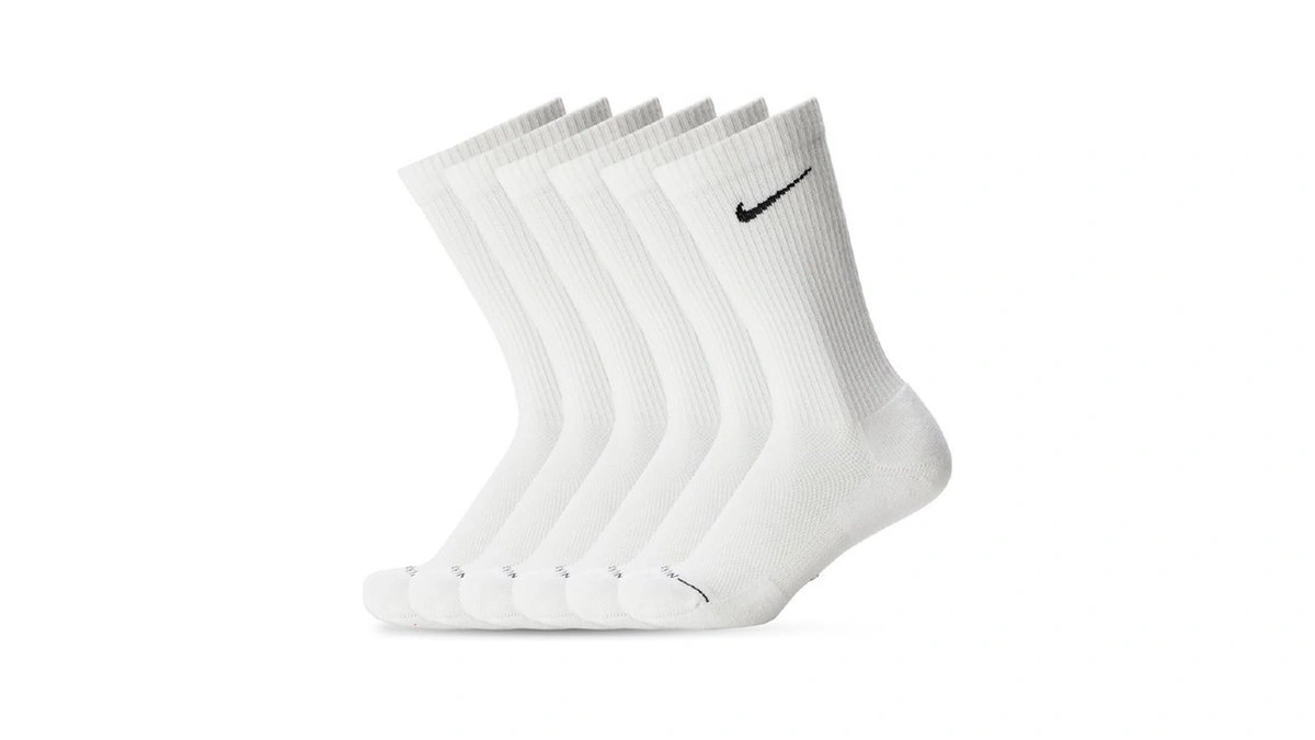 Nike Everyday Plus Crew (6 Pairs), Multi-color, X-large
