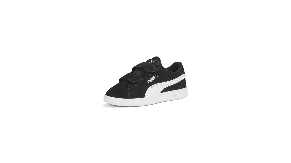 Puma Unisex-child Smash Hook And Loop, Puma Black-puma White, Toddler