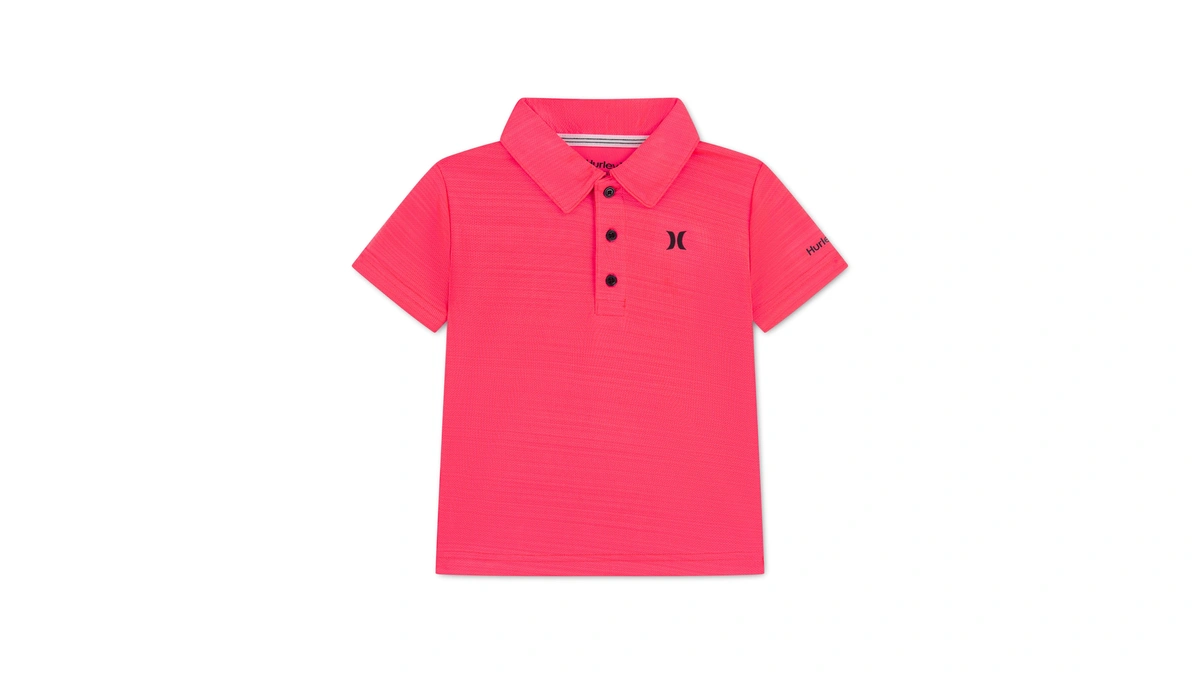 Hurley Performance Polo Shirt, Poppy, 5