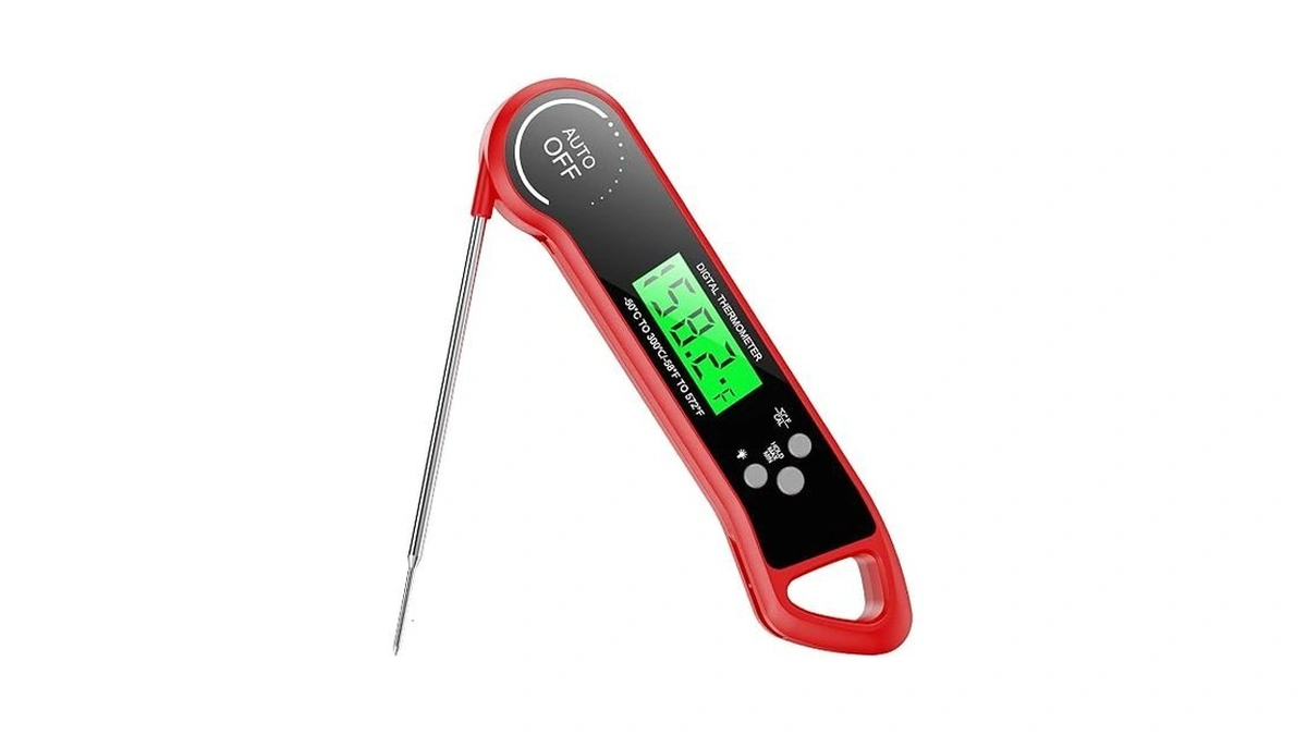 Silvlf Meat Thermometer Digital, Instant Read Thermometer With Backlight, Calibration